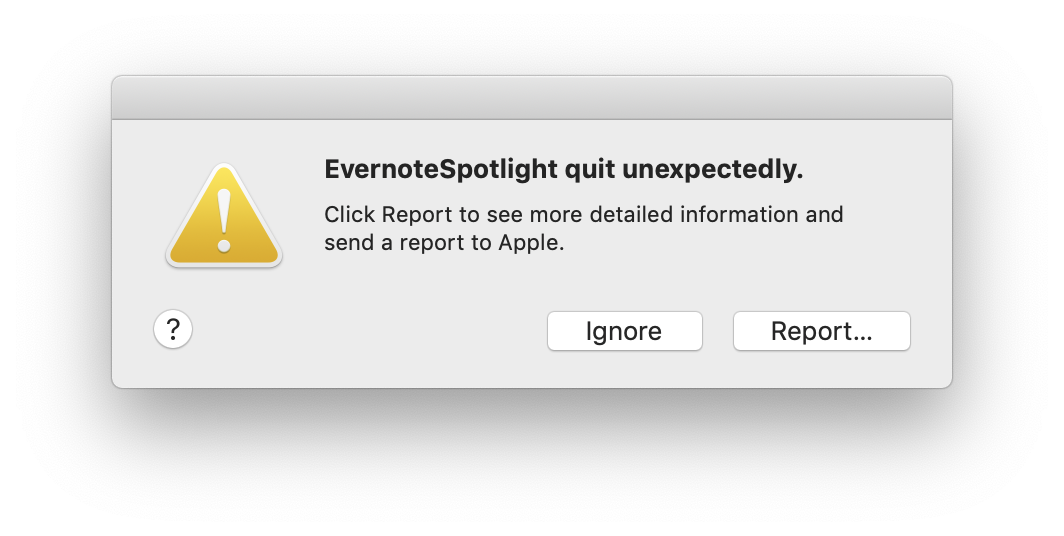App Quit Unexpectedly On Mac